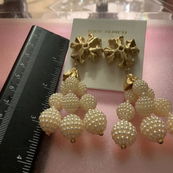 Tory burch exaggerated beaded earrings - Picture 6 of 8